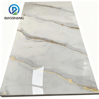Panneaux muraux en PVC composite SPC décoratifs, imperméables, écologiques, à usage commercial, résistants à l'humidité, très vendus