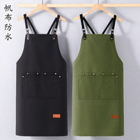 Tablier de jardinage et de fleuriste personnalisé avec logo, pour la cuisine et la maison, uniforme de travail en toile pour la restauration, nouveau style 2026, personnalisable