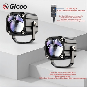 Motorcycle Car Spotlight <b>LED</b> Projector Lens Motor Auxiliary Headlight <b>LED</b> <b>Work</b> <b>Light</b> Driving Lamp Fog <b>Light</b> 3 Lamp Bead - Product Image 2
