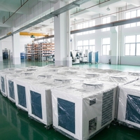 AC Kabinet Industri 20 TON 350 KW Kapasitas Tinggi R410a Unit AC Portabel dengan Motor Hemat Energi Ramah Lingkungan