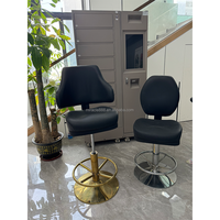 MIRACLE MIR-1 Nouveau Tabouret de Jeu Ergonomique pour Machine d'Arcade, Chaise en Métal et Cuir avec Panneau Personnalisable