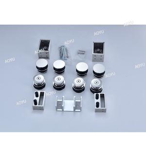 Aoyu <span class=keywords><strong>pour</strong></span> 8-10mm verre trempé salle <span class=keywords><strong>de</strong></span> <span class=keywords><strong>douche</strong></span> salle <span class=keywords><strong>de</strong></span> bain <span class=keywords><strong>porte</strong></span> en verre suspendu rond roue <span class=keywords><strong>de</strong></span> <span class=keywords><strong>porte</strong></span> coulissante - Product Image 3