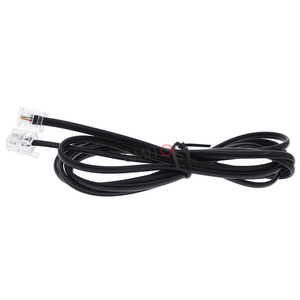 Câble téléphonique avec connecteurs RJ11 6P2C et gaine en PVC pour téléphones fixes - Product Image 2