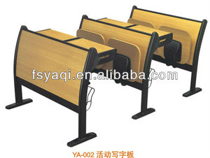 Plegable comercial maestro escritorio y silla mobiliario escolar de madera (YA-002) - Product Image 2