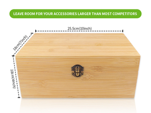 Large Bamboo <strong>Box</strong> Combination <strong>Lock</strong> Decorative <strong>Box</strong> for Storage Lockbox with Storage Jar, Christmas Gifts for Men Women, Home Decor - Product Image 5