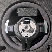Volant de voiture en Alcantara pour BMW E92 E93 E61 E84 E70 E72 E71 M3 M5 X5 E90 E81 E82 E87 E88 E89 E91 Accessoires LED