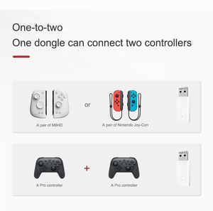 Adaptateur de manette sans fil <span class=keywords><strong>MOBAPAD</strong></span> D1 pour M6 HD Black Myth : Wukong sur PC, récepteur USB Nintendo Switch Pro pour PC, Android, Steam - Product Image 6