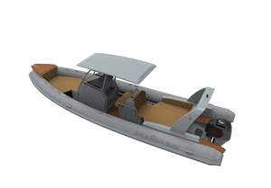 Funsports RIB 760 Sport Yacht Bateau Gonflable Rigide Coque en Aluminium Dérive à Grande Vitesse Surf Pêche Capacité de 14 Personnes - Product Image 2