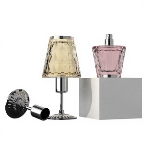 50ml 100ML Lamp Style <b>Empty</b> Glass Perfume <b>Bottle</b> <b>Spray</b> <b>Bottle</b> Durable Fragrance Container for Global Export Perfume Packaging - Product Image 1