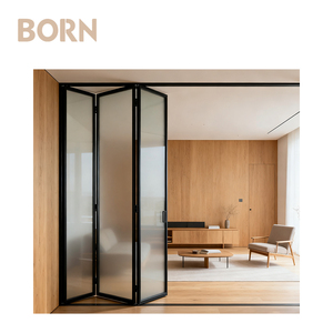 Fácil instalación, tamaño personalizado, marco de aluminio duradero, puerta plegable de acordeón para el hogar, dormitorio, organizador de <span class=keywords><strong>armario</strong></span> - Product Image 6