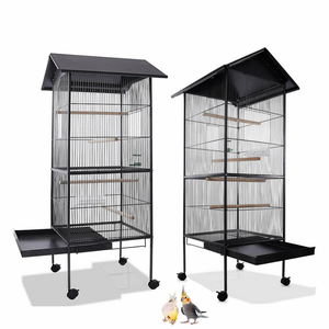 Top Roof Metal Breeding <strong>Bird</strong> Cage Parrot Cage Big <strong>Bird</strong> <strong>Aviary</strong> - Product Image 1