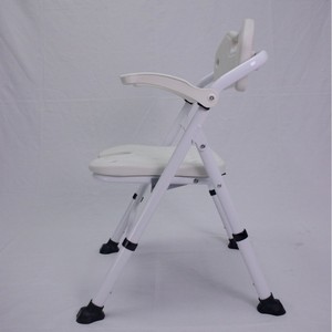Chaise de douche pliante portable en alliage d'aluminium, siège de bain antidérapant pour personnes âgées, patients handicapés, usage hospitalier - Product Image 1