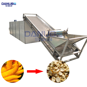 Professional Vegetable Mesh Belt Dryer Bergamot Drying Machinery Bergamot Cleaning and Slicing Drying Processing Line Plant - Product Image 1