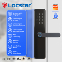 Lcostar Sécurité Étanche Bas Prix À Distance D'empreintes Digitales Clavier Numérique Code Smart Lock Porte Blanc avec Nfc/bluetooth