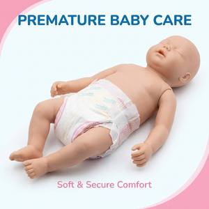 Pañales Desechables para Bebés Recién Nacidos al por Mayor, Ultra Suaves, de Tela No Tejida, Súper Absorbentes, Personalizados OEM, 3D Anti-Fugas - Product Image 2