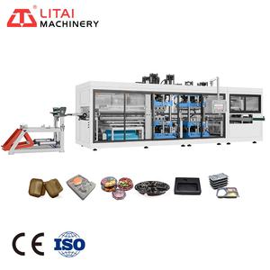 Flexible Vollautomatische Biologisch Abbaubare Thermoformmaschine mit Keramikheizung für Lebensmittelbehälter (PS/PET/PP/HIPS/PVC) - Product Image 1