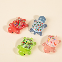 Nouveau design 3D tortue résine artisanat dessins animés résine époxy artisanat lueur dans l'obscurité bricolage résine accessoires