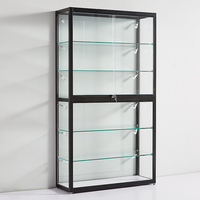 Vitrine en verre RGB Lights Vitrine de magasin pour un affichage efficace du produit