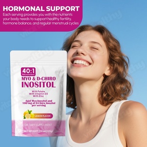 Vitahealthy OEM/ODM Premium Quality <strong>Inositol</strong> <strong>Powder</strong> with MYO &amp; D-Chiro Vegan Lemon Flavor <strong>Powder</strong> for Women Hormonal Support - Product Image 6