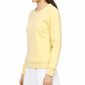 เสื้อสเวตเชิ้ตโอเวอร์ไซส์ผู้หญิง ทรงหลวม สวมใส่สบาย คอกลม แขนยาว ผ้าฟลีซนุ่ม เสื้อพูลโอเวอร์ สตรีทแวร์สั่งทำได้ ขายส่ง - Product Image 2