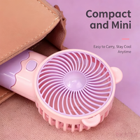 Nuevo Ventilador de Escritorio Portátil Recargable por USB, Silencioso, de Larga Duración, con Impresión de Logotipo