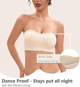 Convertible <strong>Clear</strong> Tube Top Straps Bandeau <strong>Bras</strong> slip Women's Sport Padded <strong>Bra</strong> Wireless Push up Sexy Lingerie <strong>Strapless</strong> <strong>Bra</strong> - Product Image 3