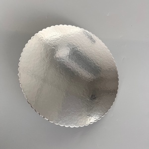 Plateau à gâteau rond SunShine Factory, plateaux à gâteau ondulés rigides, supports pour gâteaux de 4, 6, 8, 10, 12 pouces, plateau à gâteau doré - Product Image 5