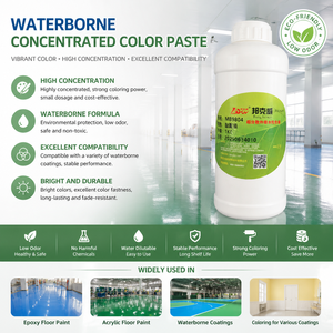 Pâte de couleur concentrée à base d'eau, spéciale pour la peinture plastique, haute concentration en pigments, vente directe d'usine - Product Image 1
