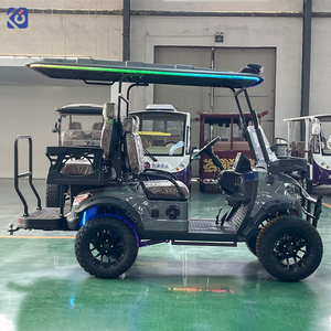 Voiturette de golf électrique tout-terrain 4 places au design luxueux, homologué<span class=keywords><strong>e</strong></span> pour la route, avec batterie 72V, voiturette de golf électrique Club Car - Product Image 3