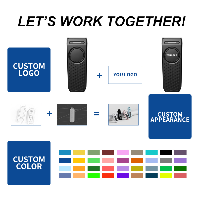 Portable Anti-theft Door Stopper Alarm with ABS Material Vibration Sensor Home Security System Features · image 5