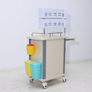 EM-ET096 di plastica medica di rianimazione di emergenza carrello di cura con 5 cassetti per l'ospedale - Product Image 5