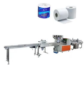 Rotolo di carta igienica 1760 completamente automatico macchine per la produzione di carta da bagno asciugamani in hong kong carta igienica 4 rotoli macchina imballatrice