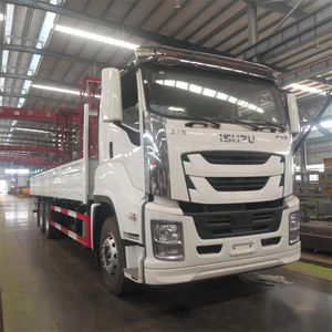 Camión de carga de <span class=keywords><strong>cama</strong></span> plana Isuzu superventas con 10 toneladas 12 toneladas Camión grúa precio Camión grúa 6x4 camión de carga - Product Image 3