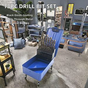 طقم مفك براغي مثقاب كهربائي 13 ، بمقبض سداسي ، فولاذ عالي السرعة ، من من من من من من من من من من من من من من من من نوع فولاذية من من من من من من من من نوع 18 - Product Image 2