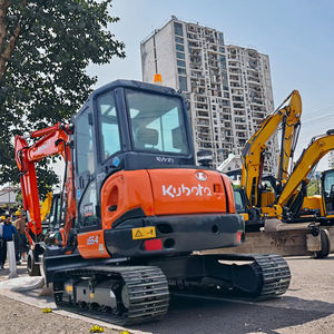 Mini-pelle hydraulique d'occasion Kubota U55 U55-4 petite machine de construction de terrassement d'occasion moteur équipement de creusement - Product Image 1