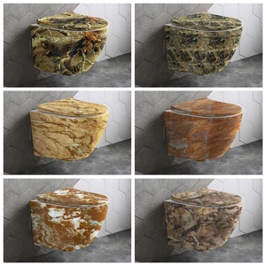 Inodoro de porcelana sin borde para colgar en la pared, de fabricante, para baño - Product Image 2