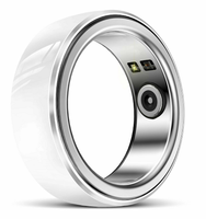 Bague Intelligente YIAN NFC pour Surveillance de la Santé et Réseaux Sociaux, Étanche IP68, BLE 5.1, en Céramique et Acier Inoxydable, Mini-Tag 13.56MHz
