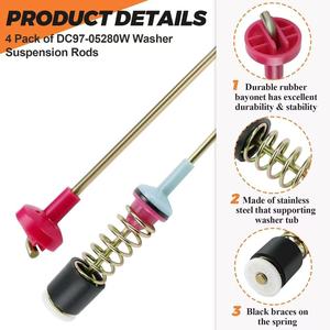 Varilla amortiguadora para lavadora Samsung, 67 cm, juego de 4, para lavadora de carga superior - Product Image 3