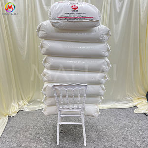 PP <strong>Bamboo</strong> White Gold Plastic Napoleon <strong>Chair</strong> for Banquets Activities Outdoor Garden Dining <strong>Chairs</strong> - Product Image 1