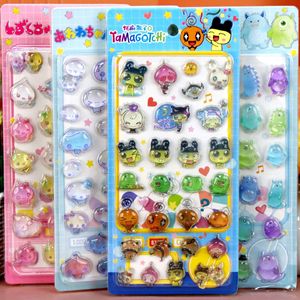 Nouveaux autocollants en relief en époxy cristal solide japonais 3D stéréo, 8 types, dessins animés pour enfants, Tamagotchis, autocollants vintage en forme de goutte d'eau - Product Image 1