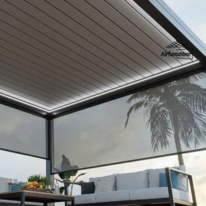 Casa de jardín pérgola de metal impermeable bioclimática pérgola de aluminio Casa de jardín pérgola de metal - Product Image 6