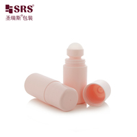 Bouteille à bille en PP durable avec bille en plastique pour déodorant corporel, soulagement de la douleur, huile de massage