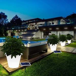 Trang Trí Đám Cưới Chậu Hoa Với <span class=keywords><strong>LED</strong></span> Ánh Sáng Lối Đi Ánh Sáng up Chậu Ngoài Trời Trong Nhà Nhà Nhà Máy Chậu Kích Thước Lớn - Product Image 3