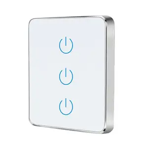 Homekit duvar Wifi akıllı dokunmatik anahtarları Tuya ışık Zigbee kablosuz ev perde ile çalışmak nötr tel Google ev