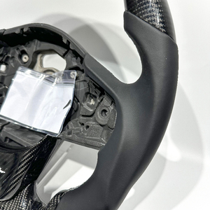 พวงมาลัยคาร์บอนไฟเบอร์สีดำสำหรับ Toyota Supra A90 <span class=keywords><strong>GR</strong></span> MK5 2016 2018 2020 <span class=keywords><strong>2022</strong></span>สีดำรถแข่งสำหรับ Toyota Supra - Product Image 2