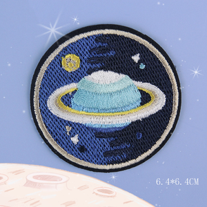 Venta caliente de fábrica astronautas de la <span class=keywords><strong>NASA</strong></span> espacio celestial parches bordados hierro en personalizado su insignia de logotipo para chaqueta camisa sombrero zapatos - Product Image 4
