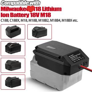 Adaptador Reductor de 18V a 12V para Baterías Milwaukee de 18V, Enchufe para Encendedor de Cigarrillos, Convertidor DIY, Estación de Energía para Todos los Electrodomésticos de Automóviles - Product Image 2