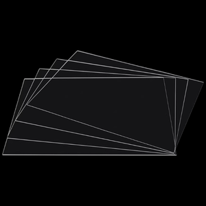 Foglio Trasparente in PET, Pellicola Sottile Pieghevole, Foglio di Plastica Trasparente in PVC, Foglio in PC, Lavorazione e Personalizzazione con Fustellatura - Product Image 1