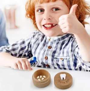 Children's Wooden Storage Teeth Preservation <b>Box</b> Wooden Children's Baby Teeth <b>Box</b>, <b>Memory</b> Teeth Collection <b>Box</b> - Product Image 4