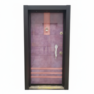 Puerta de acero con panel de metal asequible para proyectos de vivienda Solución duradera y rentable con fuerte estructura de seguridad - Product Image 1